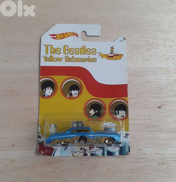 The Beatles (Yellow Submarine) Hot Wheels diecast car model 1;64. 3