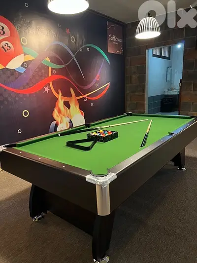 Billiard Pool Table MDF 8ft Free Cues and Balls full set