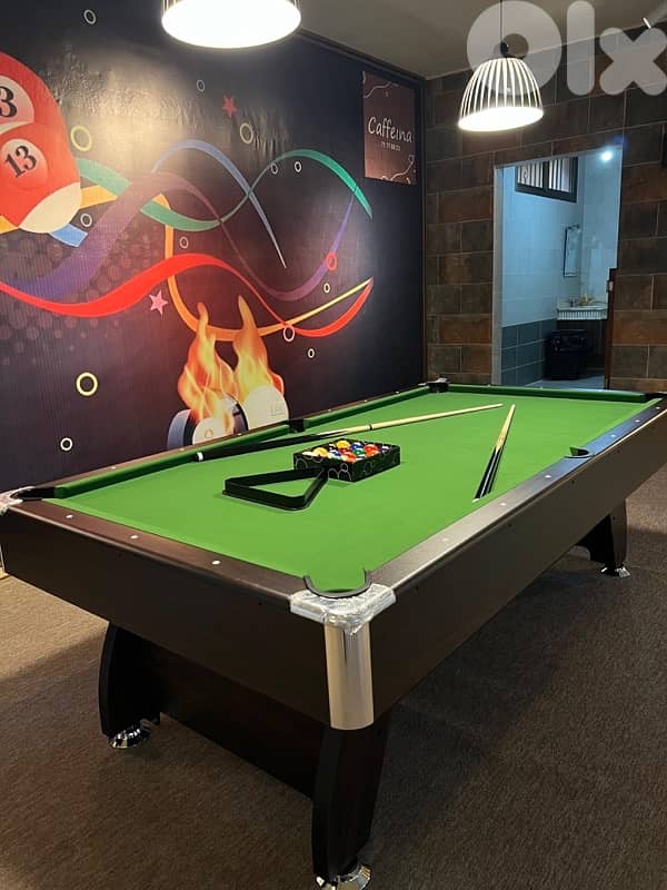 Billiard Pool Table MDF 8ft Free Cues and Balls full set 0