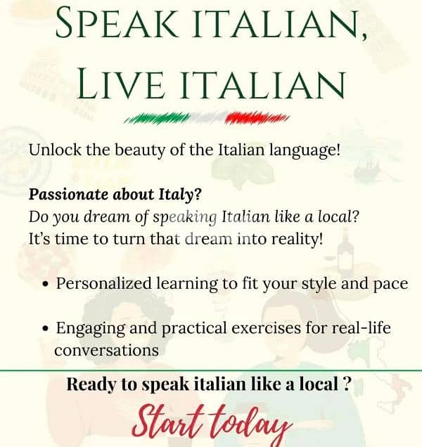 Private lessons in Italian Language, beginners and advanced 0