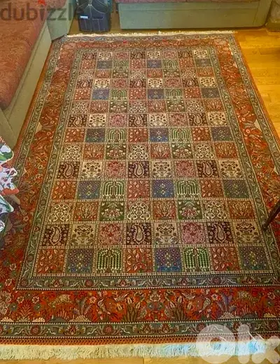 Persian carpets /3x2 -سجاد عجمي/قم ثريا/ حرير وصوف /شبه جديد