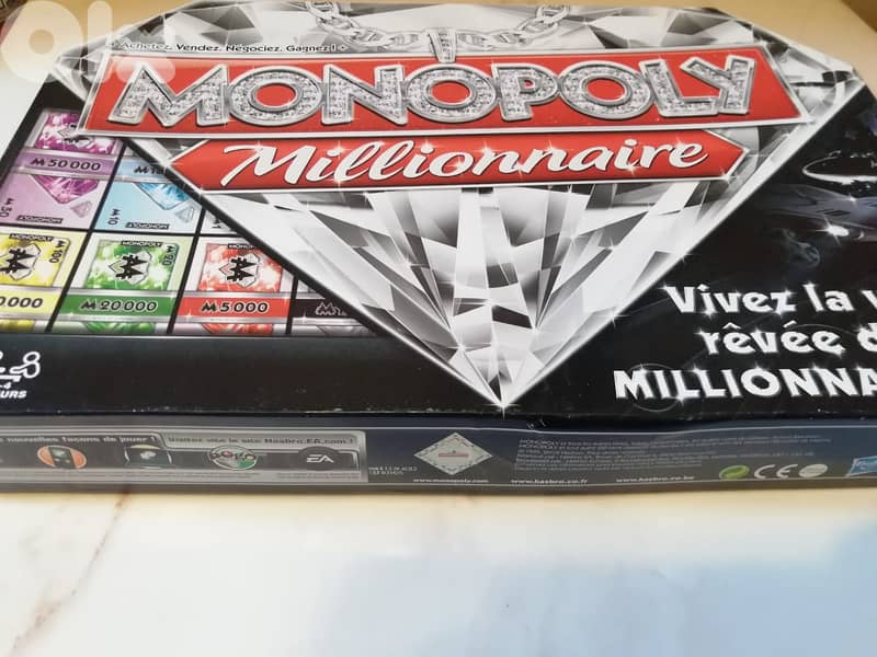 Monopoly Millionaire edition by Hasbro as new 1
