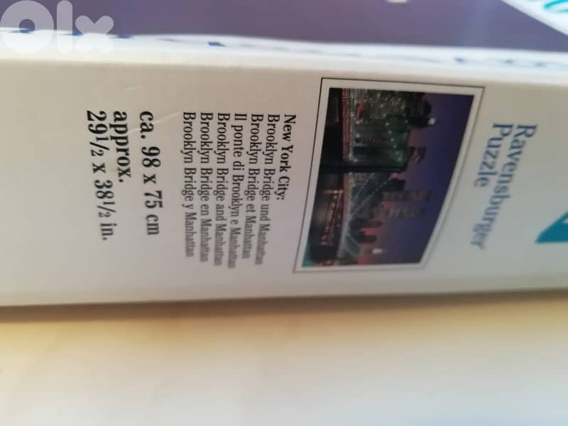 Ravensburger puzzle New York city Brooklyn bridge & Manhattan  2000pcs 3