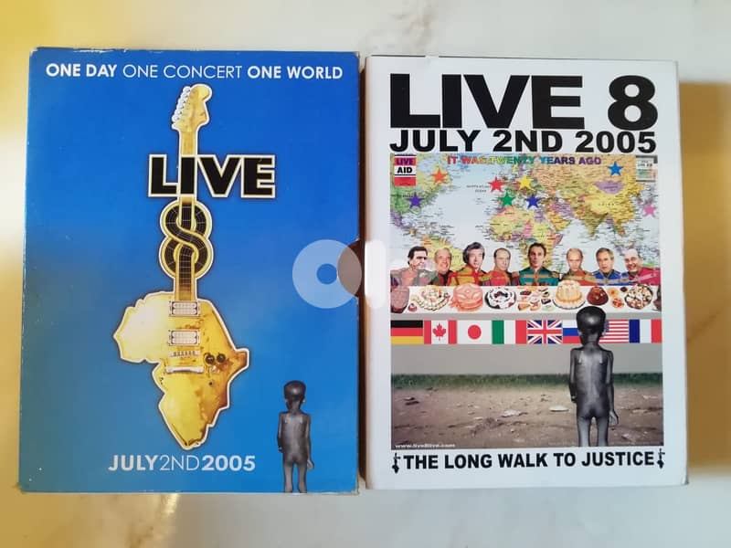 Live 8: One Day, One Concert, One World 4 DVDs box set 0