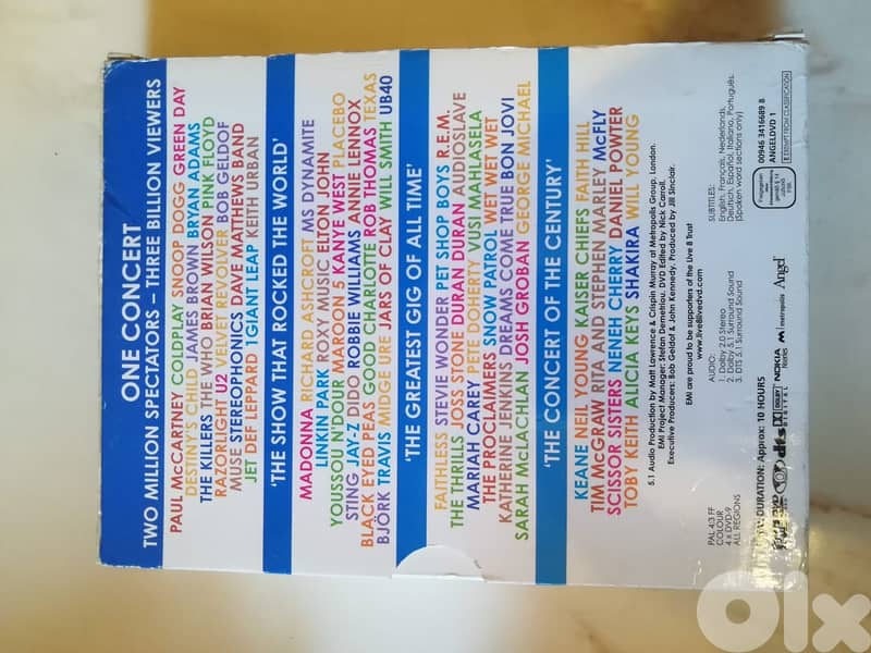 Live 8: One Day, One Concert, One World 4 DVDs box set 5