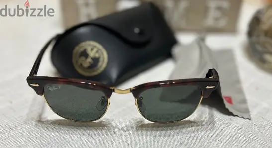Ray-ban Clubmaster Polarized Glasses 100% Authentic