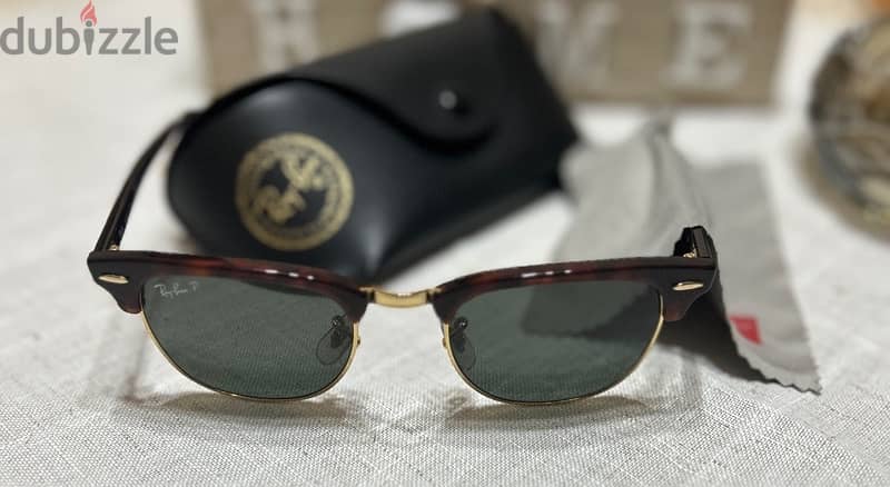 Ray-ban Clubmaster Polarized Glasses 100% Authentic 0