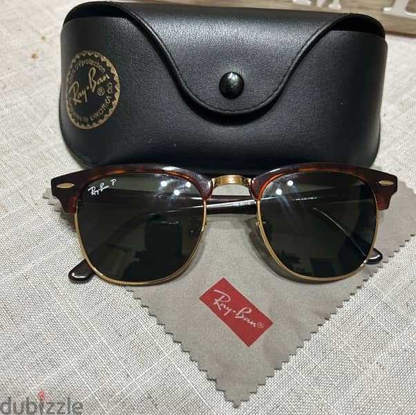 Ray-ban Clubmaster Polarized Glasses 100% Authentic 1