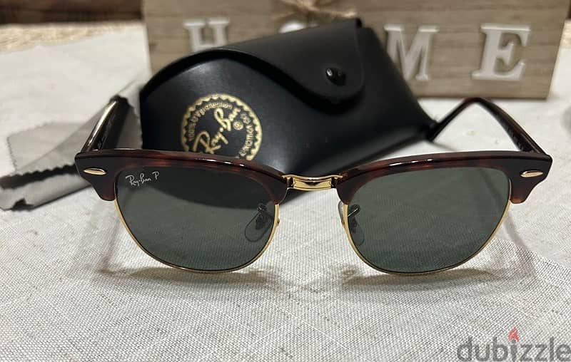Ray-ban Clubmaster Polarized Glasses 100% Authentic 5