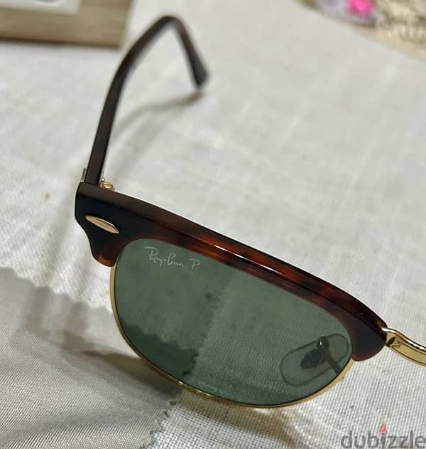 Ray-ban Clubmaster Polarized Glasses 100% Authentic 8