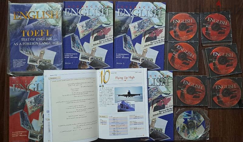 ١٠ كتب لتعلم اللغة الانكليزية + ٨ تسجيلات (CD) 2