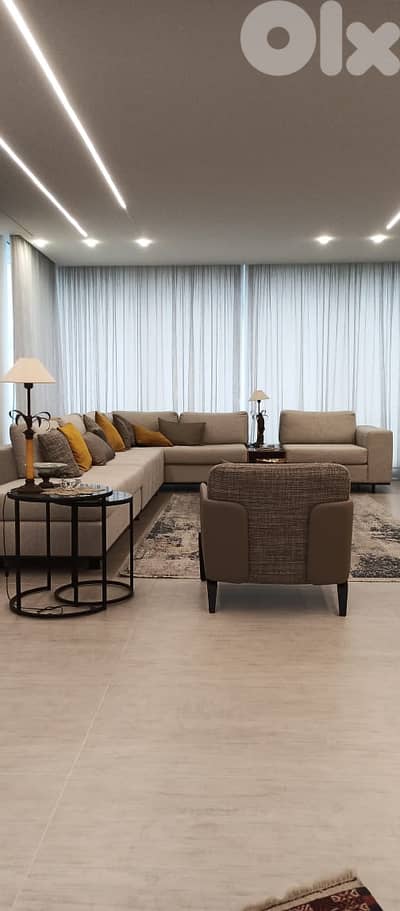 HIGH-END FULLY FURNISHED APARTMENT FOR RENT IN RABIEH,رابية (RAR-113)