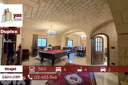 Hrajel 360m2 | Traditional Duplex | Mountain View | Private Street |DA