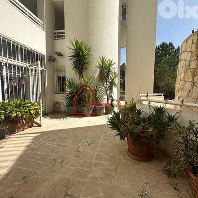 Furnished apartment + terrace in Fatqa شقة مفروشة + تراس في فتقا