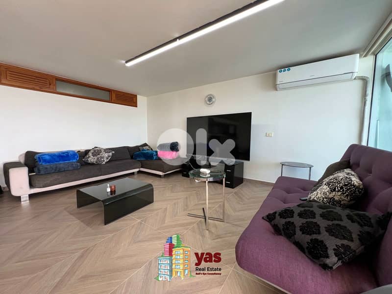 Jounieh/Malibu 155m2 | 25m2 Terrace | Chalet | Furnished | Rent | EH/Y 8