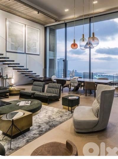 Unique conceptual penthouse surrounded by terraces sea view gemayze