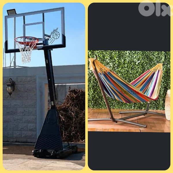 hoop basketball + hammock (2 items) 0