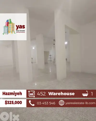 Hazmiyeh 452m2 | Warehouse | Renovated | Prime Location | AA/KR