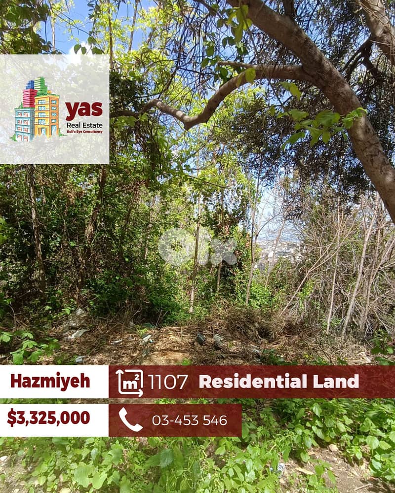 Hazmiyeh/Mar Takla 1107m2 | Classy Area | Quiet Street | AA/KR 0