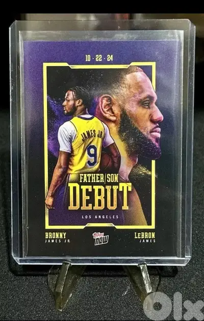 Bronny James Jr. /LeBron James - 2024-25 Topps NOW Card #1