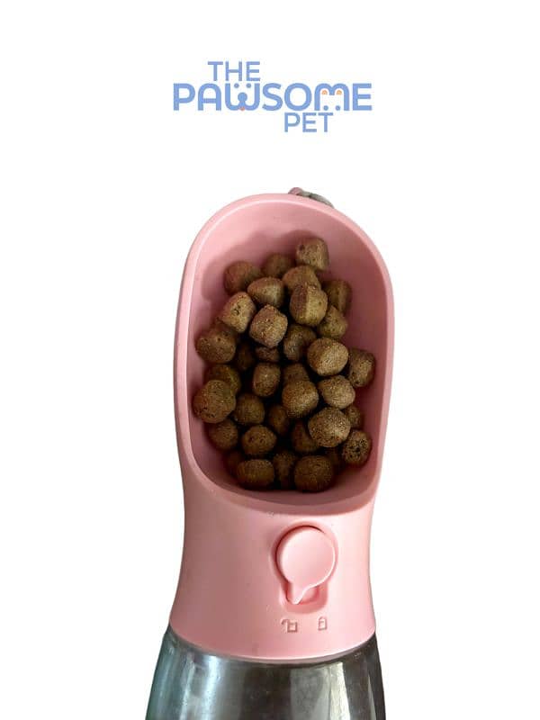 Pawsome's water bottle with storage 7