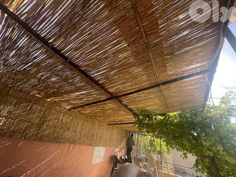 قصب للخيم و للزينة في بيروت). SPECIAL PRICE !!bamboo rolls in beirut 17