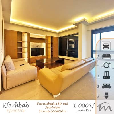 Kfarehbab | Signature | Prime Location | 180m² Ap | Panoramic Sea View