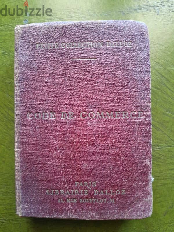 Code de commerce Dalloz 1939 0