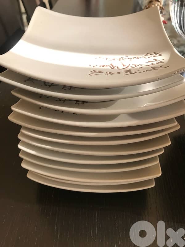 chinese square  plates 7