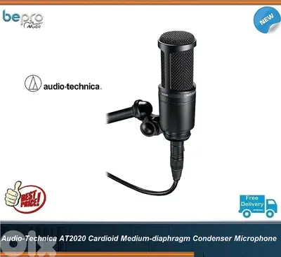 Audio-Technica AT2020 XLR Condenser Microphone,AT-2020