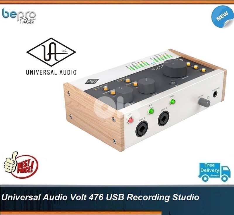 Universal Audio Volt 476 Audio Interface,UAD USB Recording Studio 0