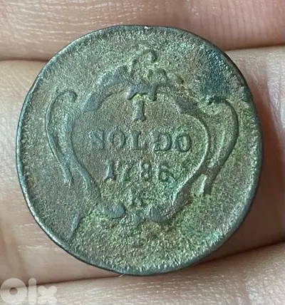 عملة قديمة ١ سولدو مملكة سردينيا سنة ١٧٨٨ الدوق بيتر ليوبولد