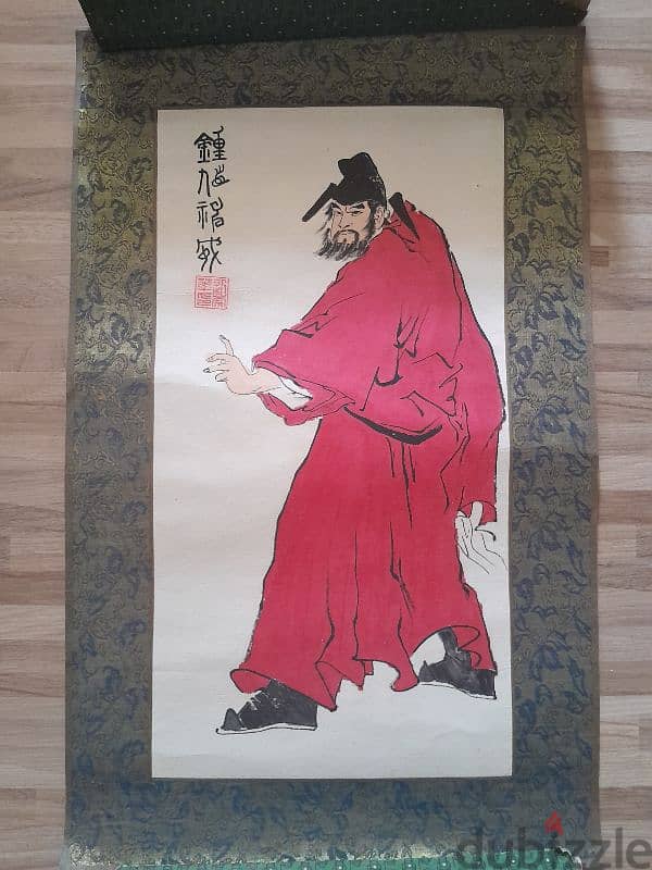 FAN ZENG ZHONG KUI  Hanging scroll, ink Hand  PAINT stamped 0