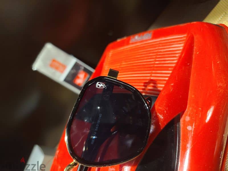 Gold and Black Glossy Ray-Ban Ferrari Scuderia edition RB 3674 3