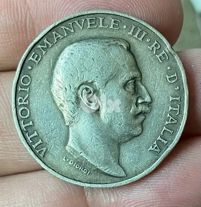 ميدالية عسكرية معركة ليبيا إيطاليا ضد العثمانيين سنة ١٩١١ ايمانويل ٣