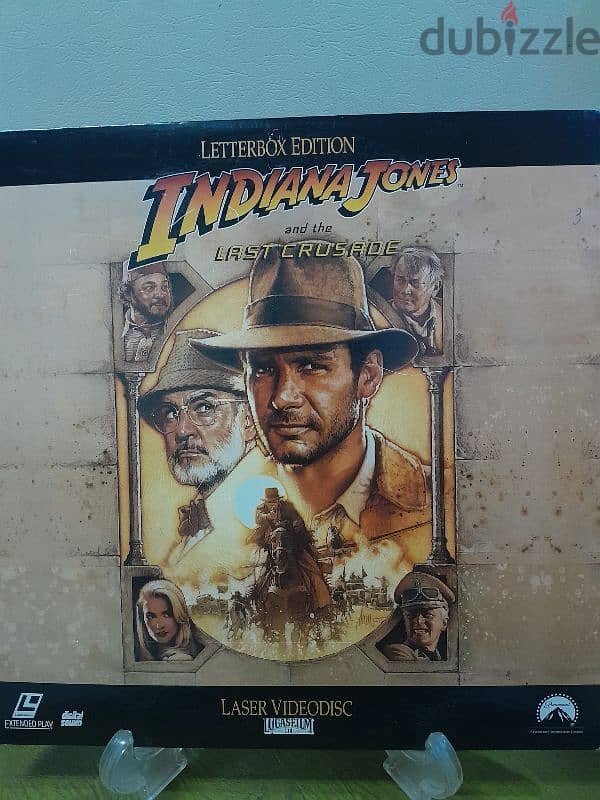 INDIANA JONES 3 laserdiscs COLLECTION Letterboxed & WideScr check info 0