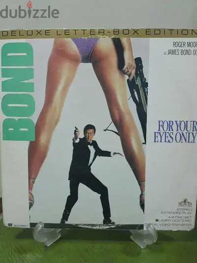JAMES BOND Collection Lot 7 deluxe LB/WS Laserdiscs 10$ each