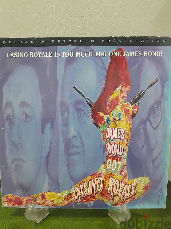 JAMES BOND Collection Lot 7 deluxe LB/WS Laserdiscs 10$ each 2