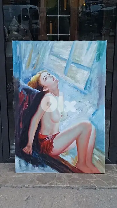 لوحة رسم زيتي اوروبية