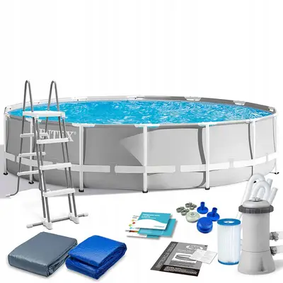 Intex 457x 122cm pool full package Bestway مسبح بركة
