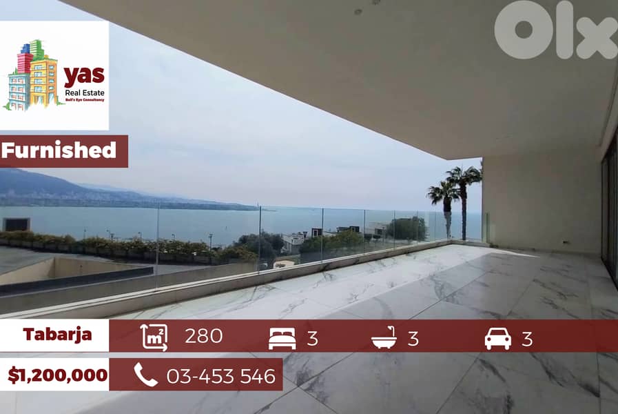 Tabarja 280m2 | Furnished Chalet | Gated Community | Panoramic View|IV 0