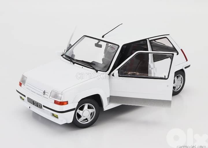 Renault 5 GT Turbo diecast car model 1;18. 5