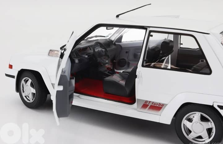 Renault 5 GT Turbo diecast car model 1;18. 6