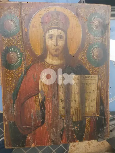 يسوع الملك، ايقونة روسية، القرن التاسع عشر، 40x50cm