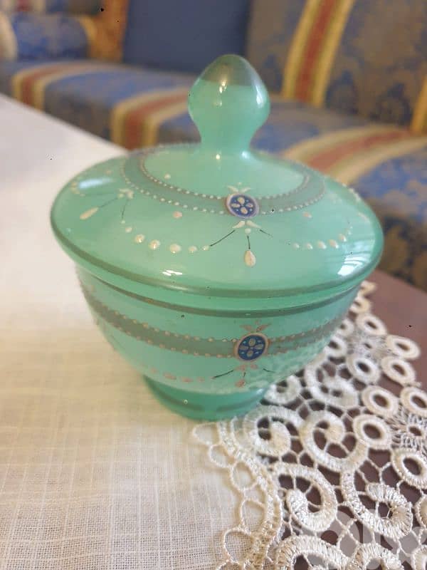 green glass, very old, very rare, antiques 0