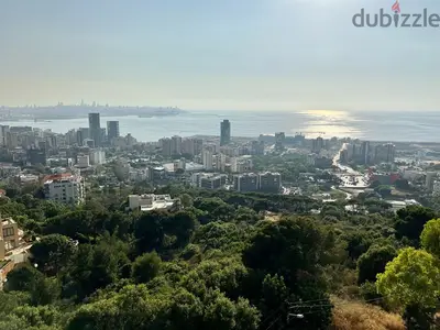 Super deluxe apartment for sale in Rabieh | Panoramic sea view