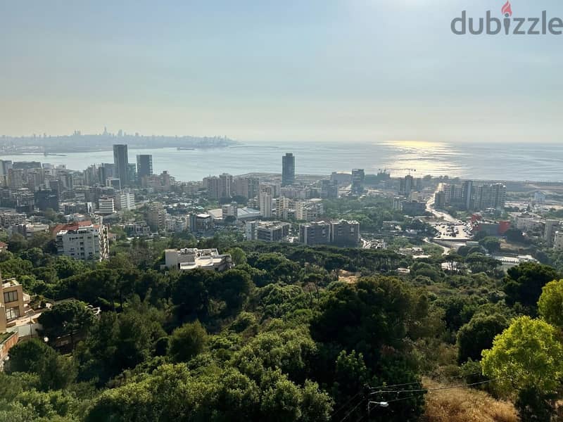 Super deluxe apartment for sale in Rabieh | Panoramic sea view 0