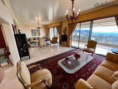 Super deluxe apartment for sale in Rabieh | Panoramic sea view