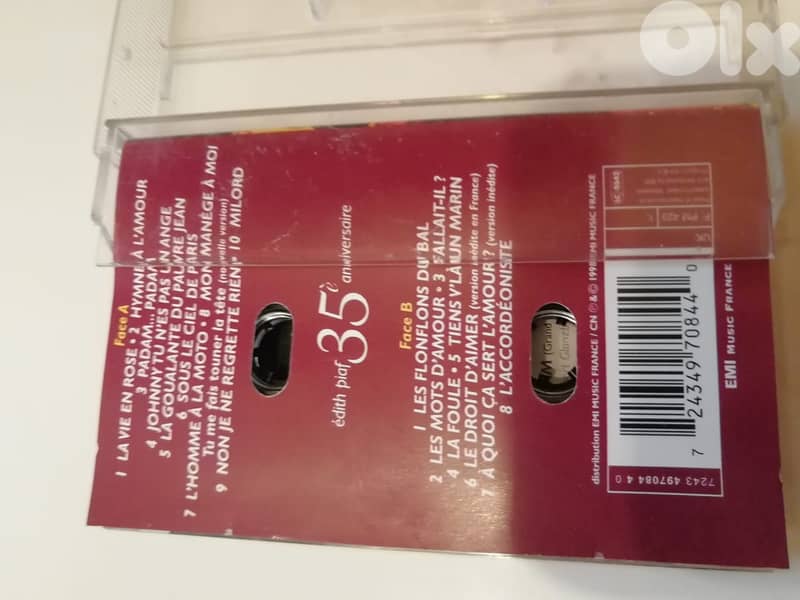 Edith Piaf 35e anniversaire cassette 2