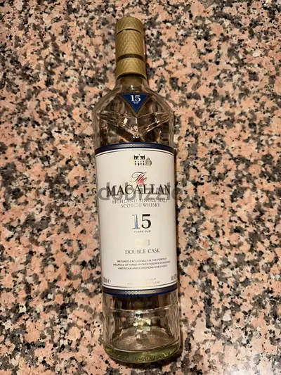 macallan 15 empty bottle
